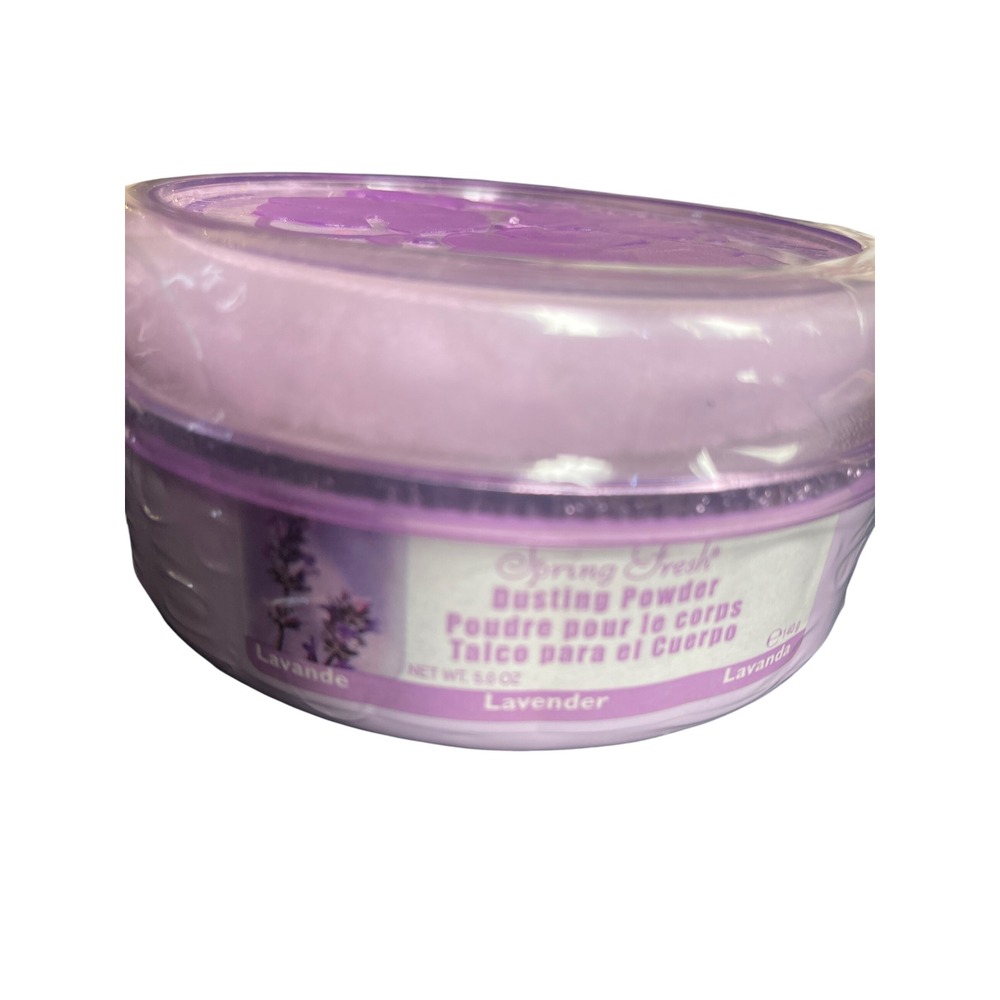 Spring Fresh Lavender Dusting Powder 5.0 oz Talc Body Powder - Picture 6 of 6